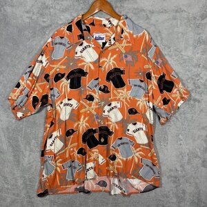 San Francisco Giants‎ Hawaiian Shirt XL Reyn Spooner Hawaiian Baseball